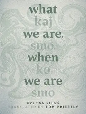  What We Are When We Are | eBook | Sack Fachmedien