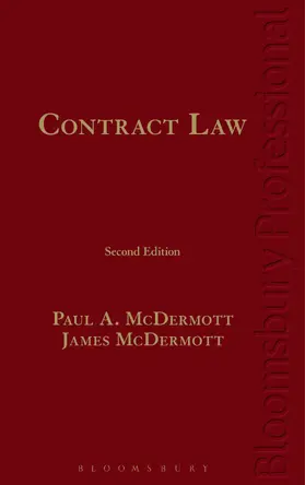 McDermott |  Contract Law: Second Edition | Buch |  Sack Fachmedien