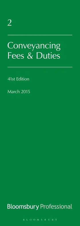 Hewitson |  Lawyers' Costs and Fees: Conveyancing Fees and Duties | Buch |  Sack Fachmedien