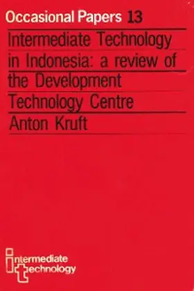 Kruft |  Intermediate Technology in Indonesia | eBook | Sack Fachmedien