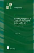 Hornuf |  Regulatory Competition in European Corporate and Capital Market Law | Buch |  Sack Fachmedien