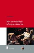 Blomsma |  Mens Rea and Defences in European Criminal Law | Buch |  Sack Fachmedien