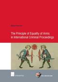 Fedorova |  The Principle of Equality of Arms in International Criminal Proceedings | Buch |  Sack Fachmedien