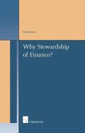 Jean Maurice Jorion |  Why Stewardship of Finance? | Buch |  Sack Fachmedien