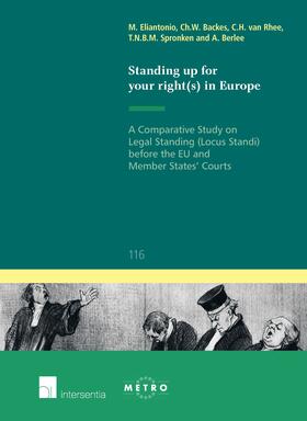 Eliantonio / Backes / van Rhee | Standing Up for Your Right(s) in Europe | Buch | 978-1-78068-156-6 | sack.de