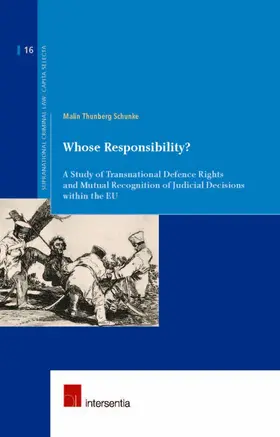 Thunberg Schunke |  Whose Responsibility? | Buch |  Sack Fachmedien