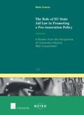 Cisernos / Cisneros |  The Role of EU State Aid Law in Promoting a Pro-Innovation Policy | Buch |  Sack Fachmedien