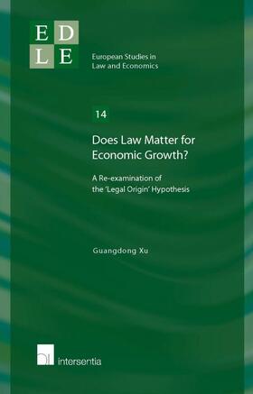 Xu | Does Law Matter for Economic Growth? | Buch | 978-1-78068-246-4 | sack.de