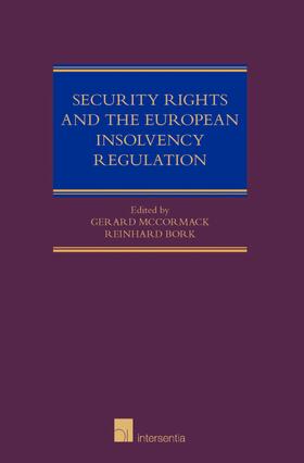 Mccormack | Security Rights and the European Insolvency Regulation | Buch | 978-1-78068-317-1 | sack.de