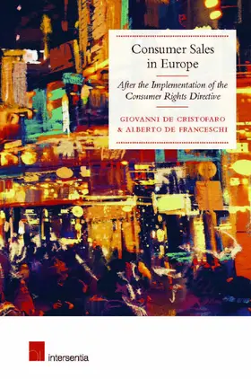 Cristofaro / De Franceschi |  Consumer Sales in Europe | Buch |  Sack Fachmedien