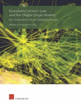  European Contract Law and the Digital Single Market: the Implications of the Digital Revolution | Buch |  Sack Fachmedien