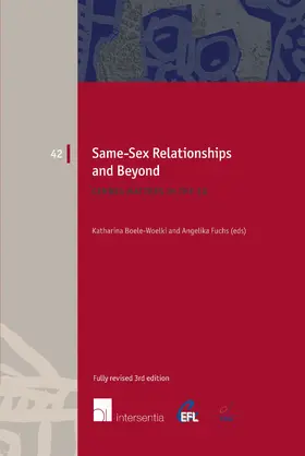 Boele-Woelki |  Same-Sex Relationships and Beyond (3rd edition) | Buch |  Sack Fachmedien
