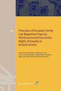 Boele-Woelki / Ferrand / González Beilfuss |  Boele-Woelki, K: Principles of European Family Law Regarding | Buch |  Sack Fachmedien