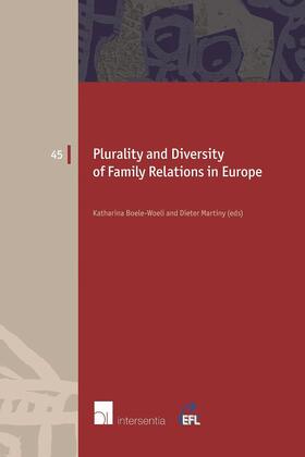 Martiny / Boele-Woelki | Plurality and Diversity of Family Relations in Europe | Buch | 978-1-78068-817-6 | sack.de