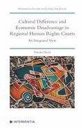 David / David Contreras |  Cultural Difference and Economic Disadvantage in Regional Human Rights Courts | Buch |  Sack Fachmedien