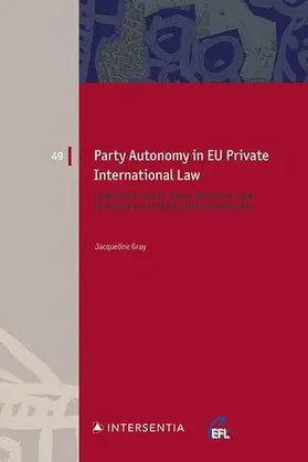 Gray | Party Autonomy in EU Private International Law | Buch | 978-1-78068-974-6 | sack.de