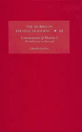 Ross |  The Works of Thomas Traherne III | eBook | Sack Fachmedien