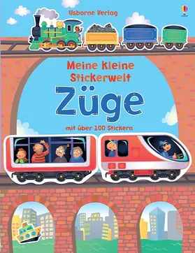 Brooks |  Meine kleine Stickerwelt: Züge | Buch |  Sack Fachmedien