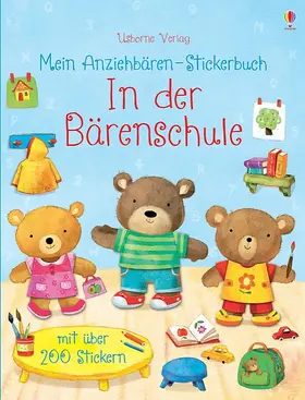 Brooks |  Mein Anziehbären-Stickerbuch: In der Bärenschule | Buch |  Sack Fachmedien