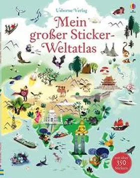 Baer |  Mein großer Sticker-Weltatlas | Buch |  Sack Fachmedien