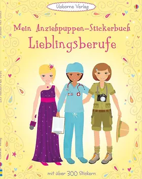 Bone |  Mein Anziehpuppen-Stickerbuch: Lieblingsberufe | Buch |  Sack Fachmedien