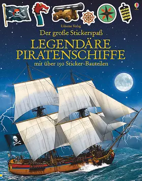 Tudhope |  Der große Stickerspaß: Legendäre Piratenschiffe | Buch |  Sack Fachmedien