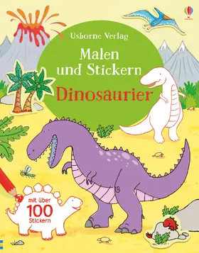 Taplin |  Malen und Stickern: Dinosaurier | Buch |  Sack Fachmedien