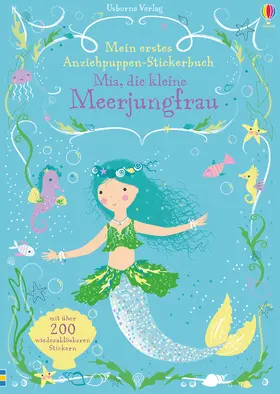 Watt |  Mein erstes Anziehpuppen-Stickerbuch: Mia, die kleine Meerjungfrau | Buch |  Sack Fachmedien