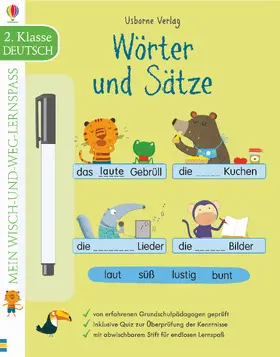 Greenwell |  Mein Wisch-und-weg-Lernspaß: Wörter und Sätze | Buch |  Sack Fachmedien