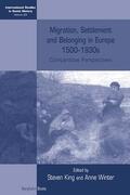 King / Winter |  Migration, Settlement and Belonging in Europe, 1500-1930s | Buch |  Sack Fachmedien