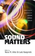 Alter / Koepnick |  Sound Matters | eBook | Sack Fachmedien