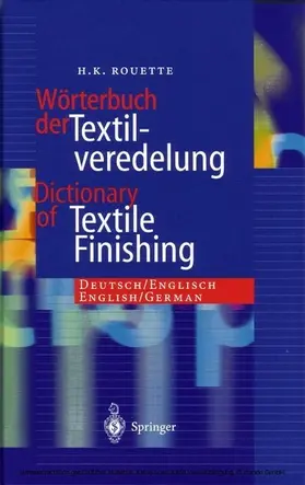 Rouette | Dictionary of Textile Finishing | E-Book | sack.de