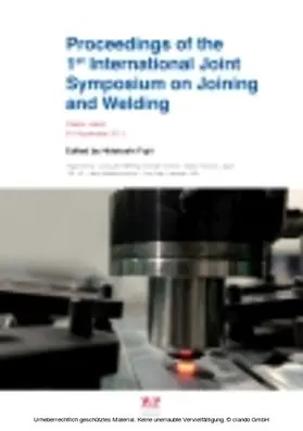 Fujii |  Proceedings of the 1st International Joint Symposium on Joining and Welding | eBook | Sack Fachmedien