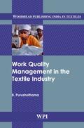 Purushothama |  Work quality management in the textile industry | Buch |  Sack Fachmedien