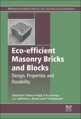 Pacheco-Torgal / Lourenco / Labrincha |  Eco-Efficient Masonry Bricks and Blocks | Buch |  Sack Fachmedien