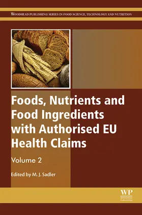 Sadler | Foods, Nutrients and Food Ingredients with Authorised EU Health Claims | E-Book | www.sack.de