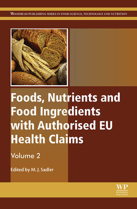 Sadler | Foods, Nutrients and Food Ingredients with Authorised EU Health Claims: Volume 2 | E-Book | sack.de