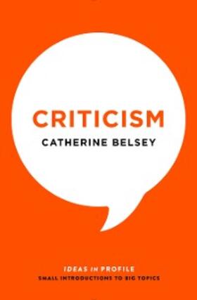 Belsey |  Criticism | eBook | Sack Fachmedien