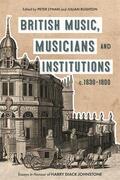 Rushton / Lynan |  British Music, Musicians and Institutions, c. 1630-1800 | Buch |  Sack Fachmedien