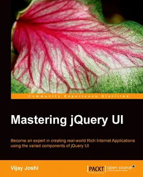 Joshi |  Mastering jQuery UI | eBook | Sack Fachmedien