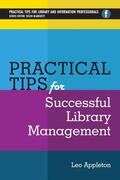 Appleton |  Practical Tips for Successful Library Management | Buch |  Sack Fachmedien
