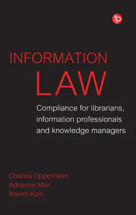 Oppenheim / Korn | Information Law | Buch | 978-1-78330-367-0 | sack.de