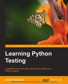 Arbuckle |  Learning Python Testing | eBook | Sack Fachmedien
