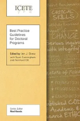 Shaw / Cunningham / Ott |  Best Practice Guidelines for Doctoral Programs | eBook | Sack Fachmedien