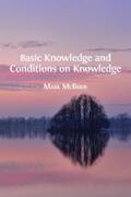 McBride |  Basic Knowledge and Conditions on Knowledge | eBook | Sack Fachmedien