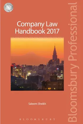 Sheikh |  Company Law Handbook 2017 | Buch |  Sack Fachmedien
