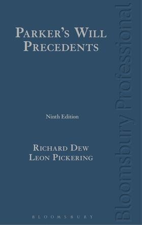 Dew / Pickering | Parker's Will Precedents | Buch | 978-1-78451-882-0 | sack.de