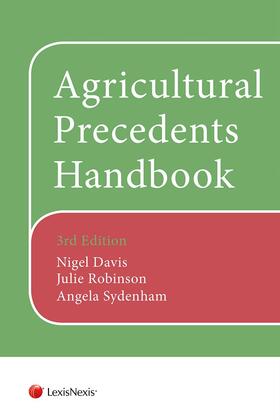 Davis / Robinson / Sydenham | Agricultural Precedents Handbook | Medienkombination | 978-1-78473-072-7 | sack.de