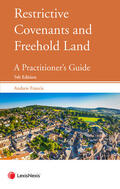 Francis |  Restrictive Covenants and Freehold Land | Buch |  Sack Fachmedien
