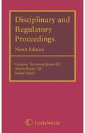 Treverton-Jones / Treverton-Jones QC / Foster |  Disciplinary and Regulatory Proceedings | Buch |  Sack Fachmedien